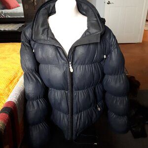 Ronson Navy Blue Puffer Jacket - Size Large